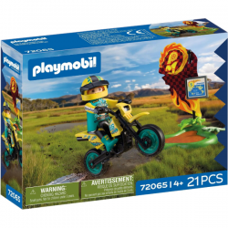 Moto todoterreno playmobil