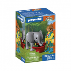 Zoo: elefante bebé y...