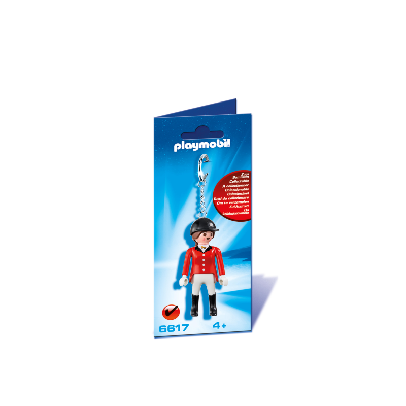 Llavero Amazona Los playmobil se mantienen en pie con facilidad lo que permite una mayor flexibilida