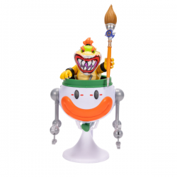 Bowser jr. figura 13cm con clown car mario galaxy