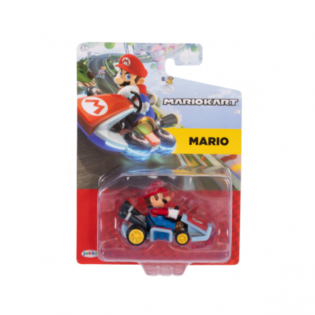 Mini kart racers coleccionables de 6cm super mario