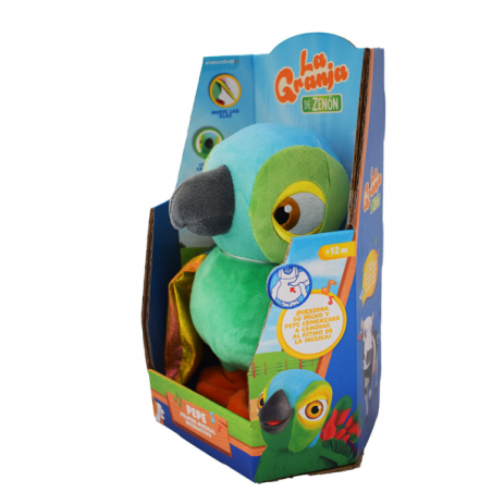 Peluche interactivo lorito pepe