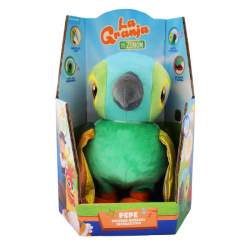 Peluche interactivo lorito pepe