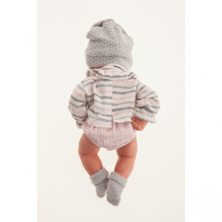 Baby toneta toquilla gris 33 cm