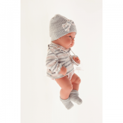Baby toneta toquilla gris 33 cm