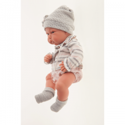Baby toneta toquilla gris 33 cm