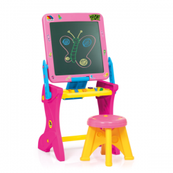 Pupitre tiza rosa