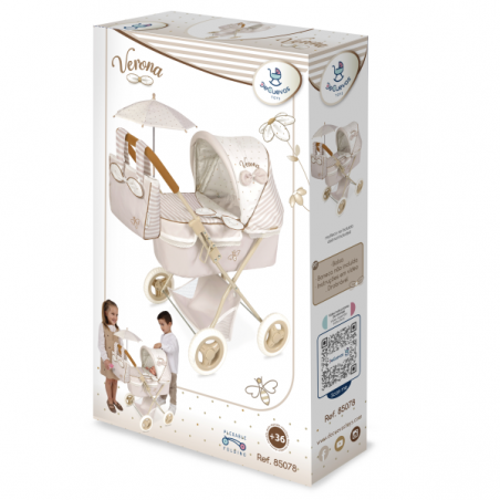 Coche muñeca plegable con sombrilla verona 60cm