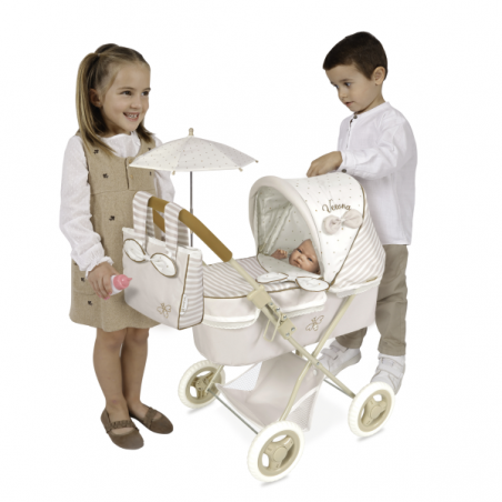 Coche muñeca plegable con sombrilla verona 60cm