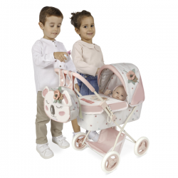 Coche de muñeca plegable con mochila koala 60cm