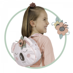 Coche de muñeca plegable con mochila koala 60cm