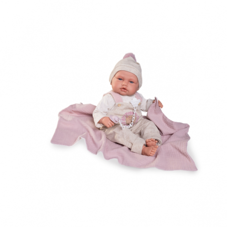 Babydoo posturitas con manta 50cm cuerpo flexible y blandito