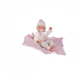 Babydoo posturitas con manta 50cm cuerpo flexible y blandito