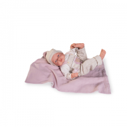 Babydoo posturitas con manta 50cm cuerpo flexible y blandito