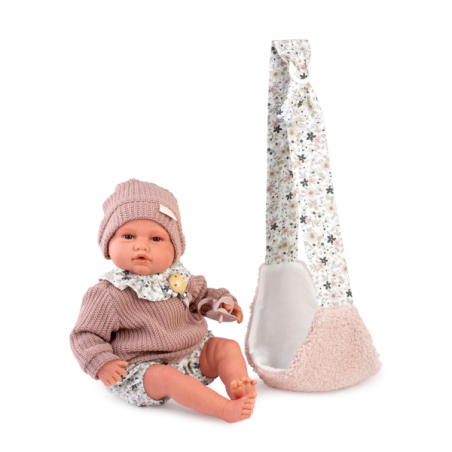 Reborn baby love portabebé 50cm
