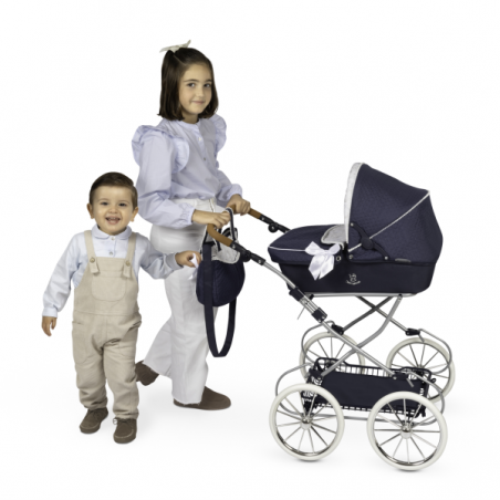 Coche de muñecas plegable vintage 81cm