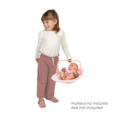 Trona columpio de muñecas 3x1 60cm