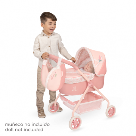Mi primer cochecito de muñecas tulipe 56cm