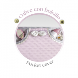 Coche muñecas "reborn" plegable con sombrilla 90cm