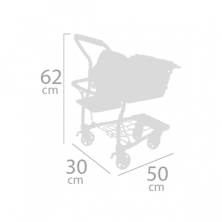 Carrito supermercado para muñecas koala 62cm