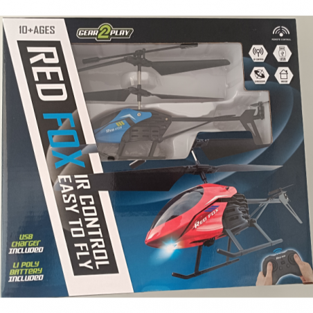 Rc helicoptero red fox