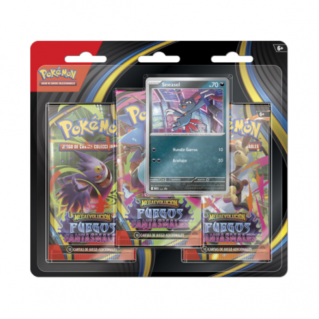 Pack de 3 sobres de refuerzo pokemon tcg noviembre