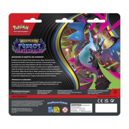 Pack de 3 sobres de refuerzo pokemon tcg noviembre