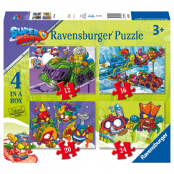 PUZZLE 4 IN A BOX SUPER ZINGS
