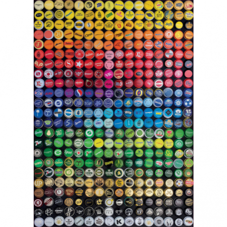 Puzzle 1000 piezas collage de chapas