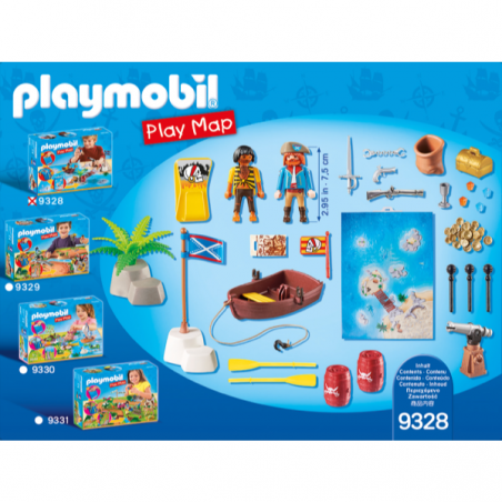 Playmobil play map piratas