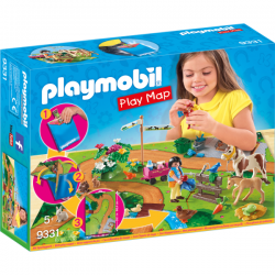 PLAYMOBIL PLAY MAP PASEO CON PONIS