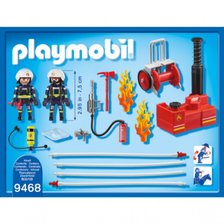 Playmobil city action bomberos con bomba de agua