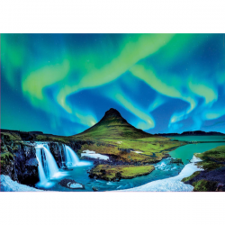 Puzzle 1500 piezas aurora boreal islandia