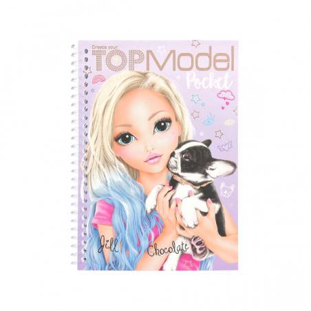Top model cuaderno para colorear