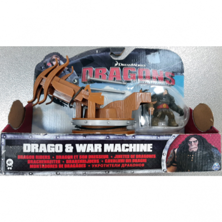 DRAGONES DE BERK - DRAGO AND WAR MACHINE