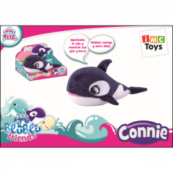 CONNIE BLU BLU FRIENDS. Connie la orca interactiva que mueve los ojos y boca. Hablan entre ellos y c