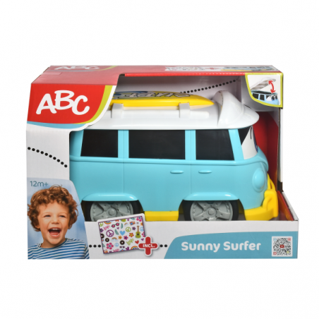 Abc - furgoneta surfer con stickers 25 cm