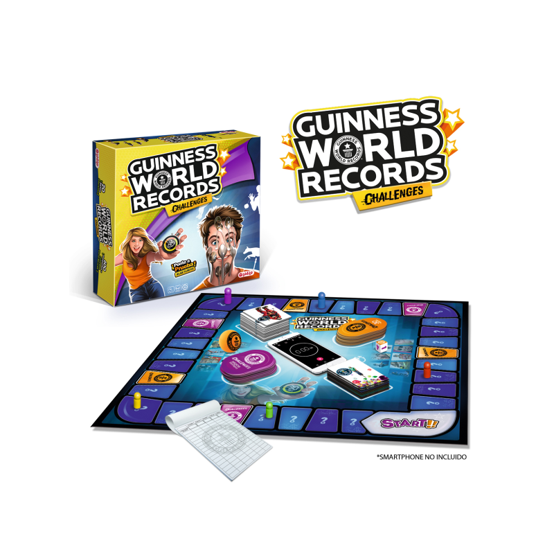 El juego oficial de retos y preguntas del Guinness World Records. Demuestra cuánto sabes acerca de l