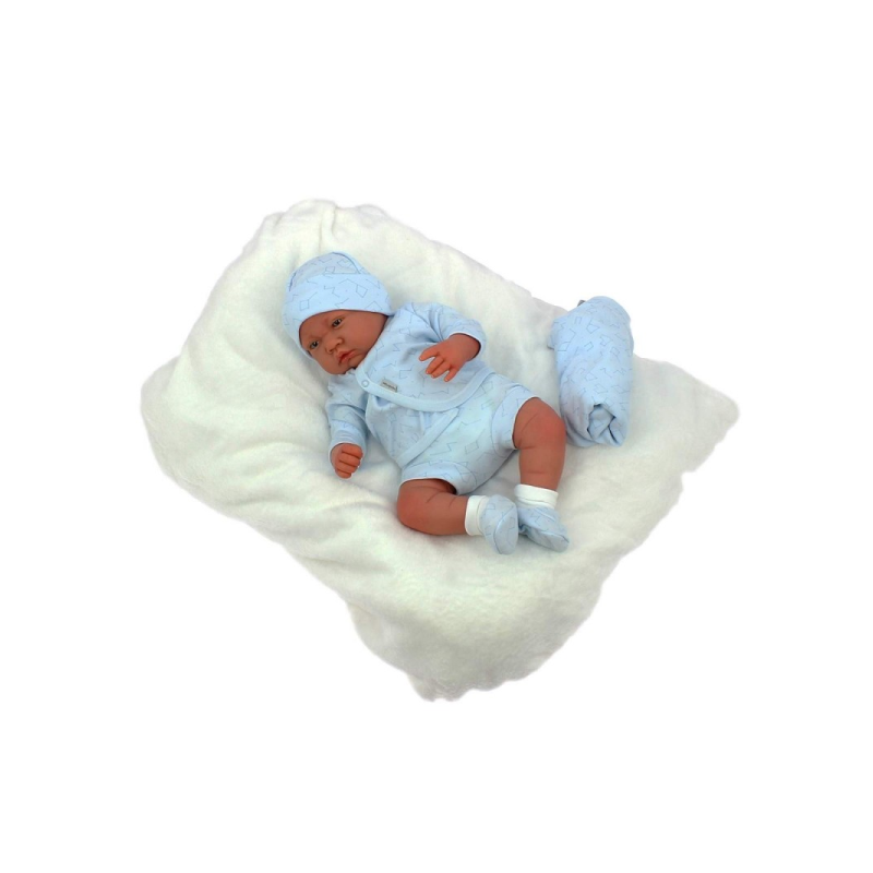 Dulce y adorable muñeco bebé Lovely ‘Cambrass’ de la famosa marca de muñecas, Antonio Juan. 
Perten
