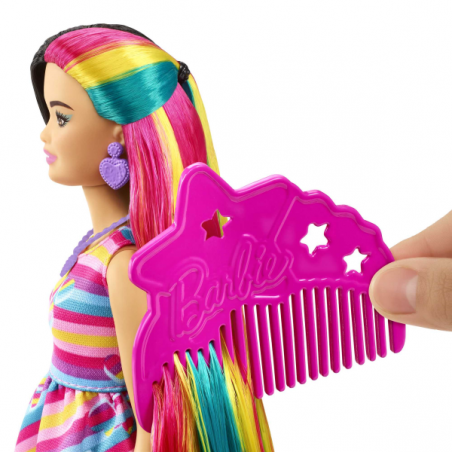 Barbie totally hair pelo extralargo corazon