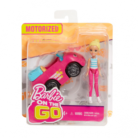 ¡Vamos de paseo! es el primer conjunto de pistas de Barbie® diseñado para inspirar nuevas maneras de