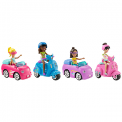 Barbie muñeca y mini vehiculo surtido on th