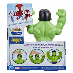 Spidey mega mighty hulk con gestos