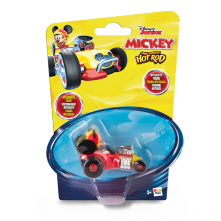 ¡Son los vehículos de mini roadster racer de Mickey! ¡Apresúrate al primer lugar con estos coches ge