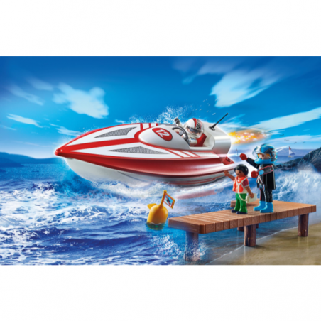 Speedboat racer playmobil sports&action
