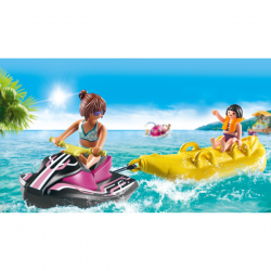 Starter pack moto de agua con bote bananas playmobil starter pack