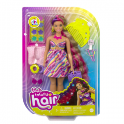 Barbie totally hair pelo extralargo flor
