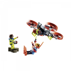 Rescate maritimo: buzo con dron de rescate playmobil city action