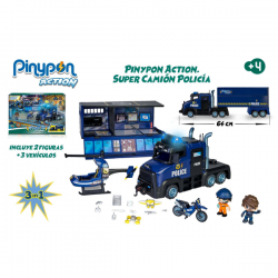 PINYPON ACTION SUPER CAMION DE POLICIA