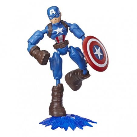 Avengers bend and flex figuras 15 cm